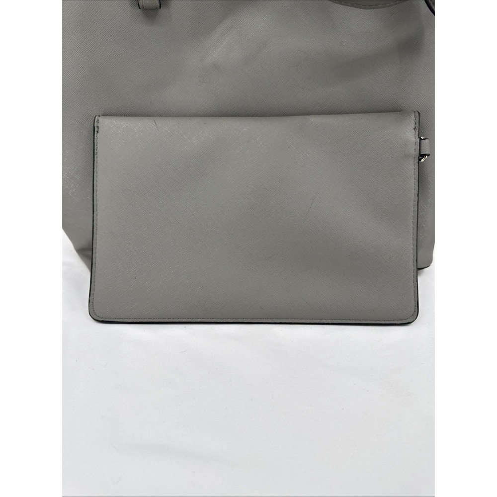 LOVEVOOK Women's Shoulder Bag Purse Tote Satchel With Sm Insert Bag Grey - Picture 7 of 9